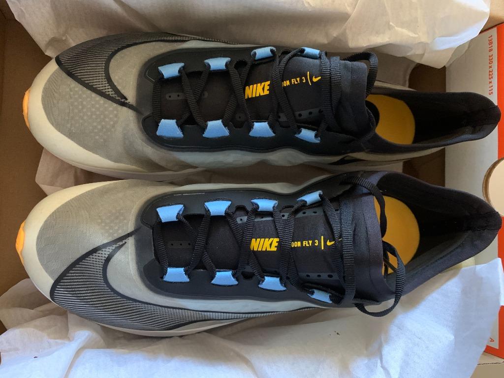 Nike zoom fly 3 white black university clearance blue