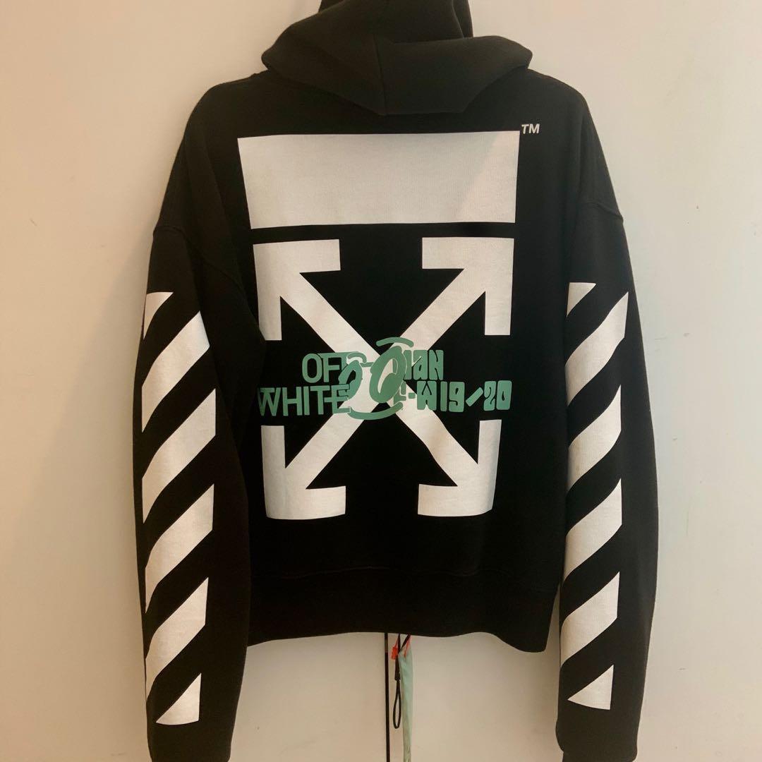 OFF white hoodie F W 19 Men s Fashion Tops Sets Hoodies on