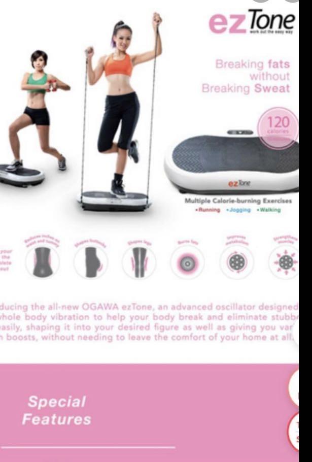 Ogawa Eztone Exercise Plate Sports Equipment Exercise Fitness Cardio Fitness Machines on Carousell