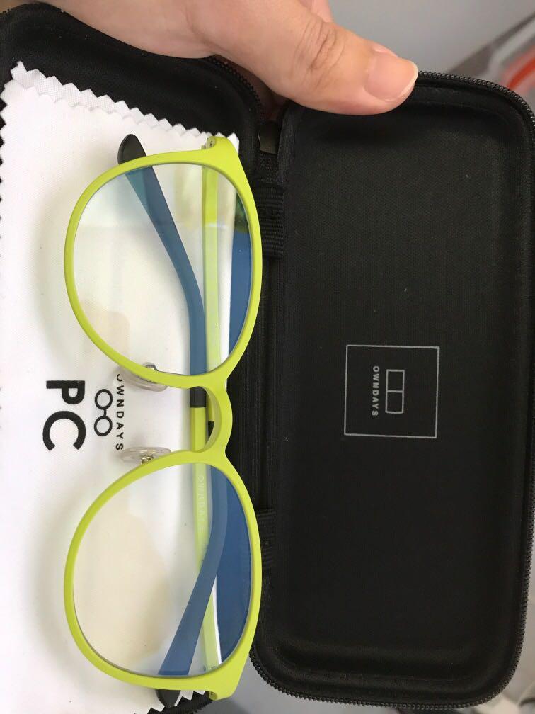 Owndays Spectacles (No power, PC lens only to protect eyes), Women's