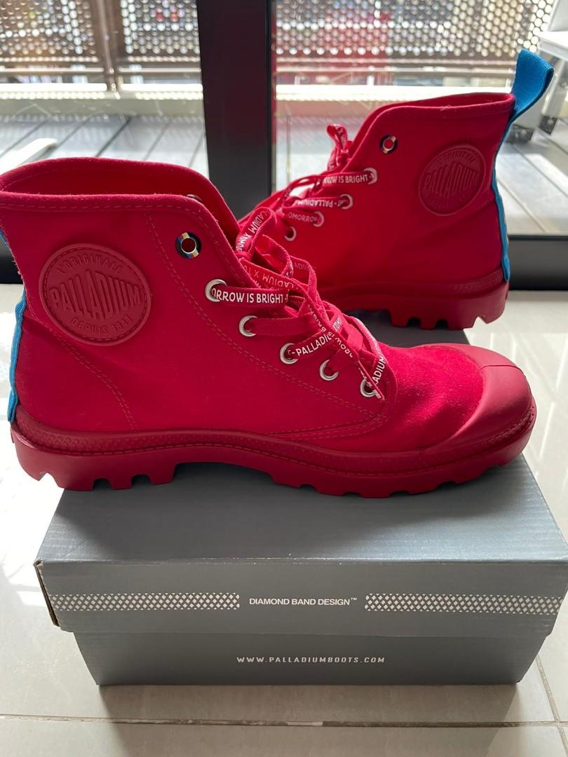 Red palladium hotsell boots