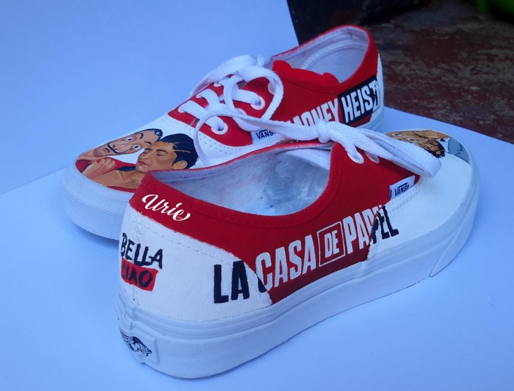 money heist vans shoes