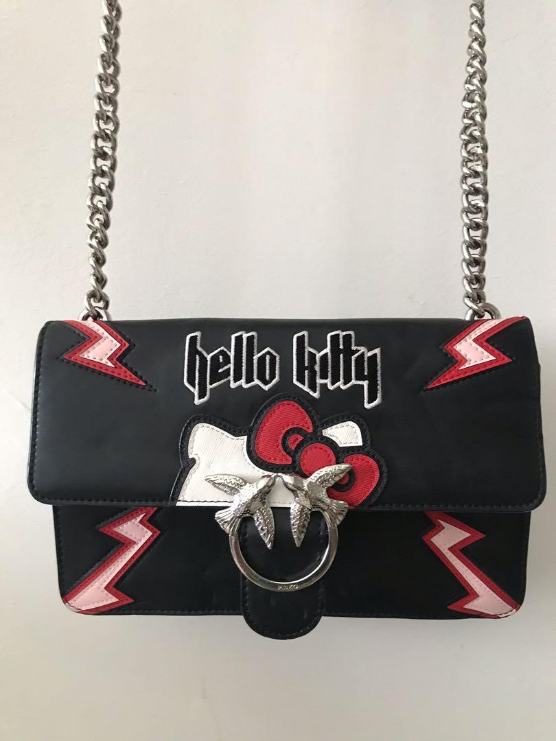SOLD Pinko hello kitty sling bag