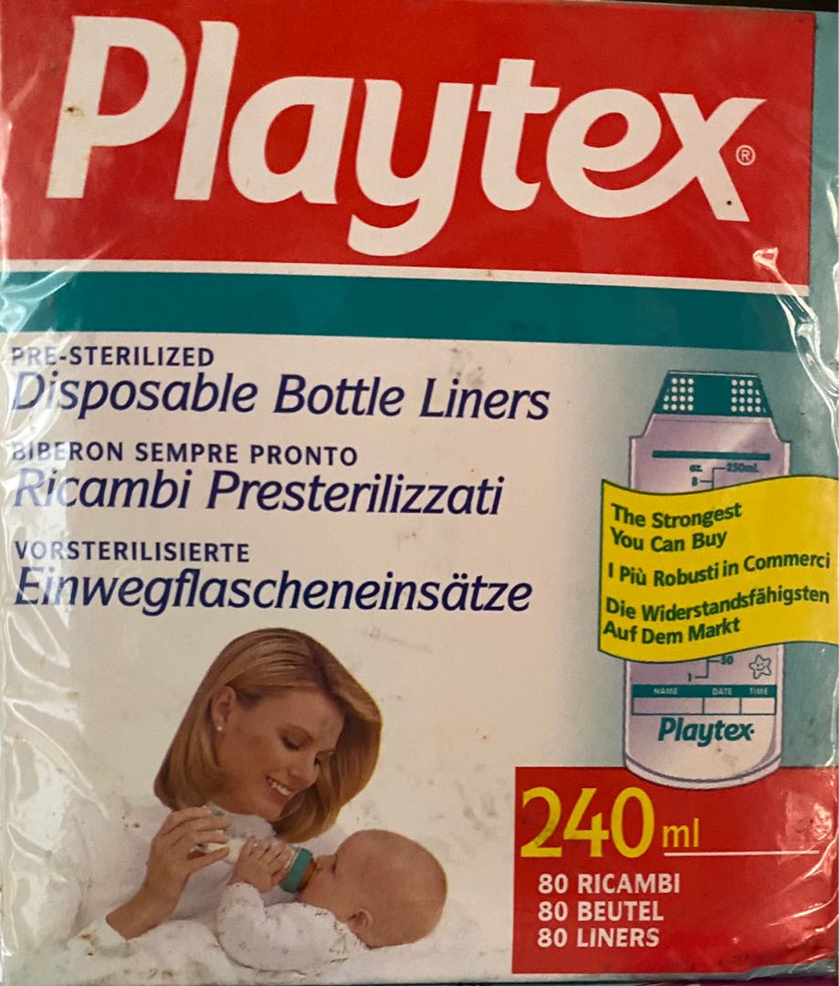 Playtex Disposable Bottle Liners to store or freeze breastmilk, Babies