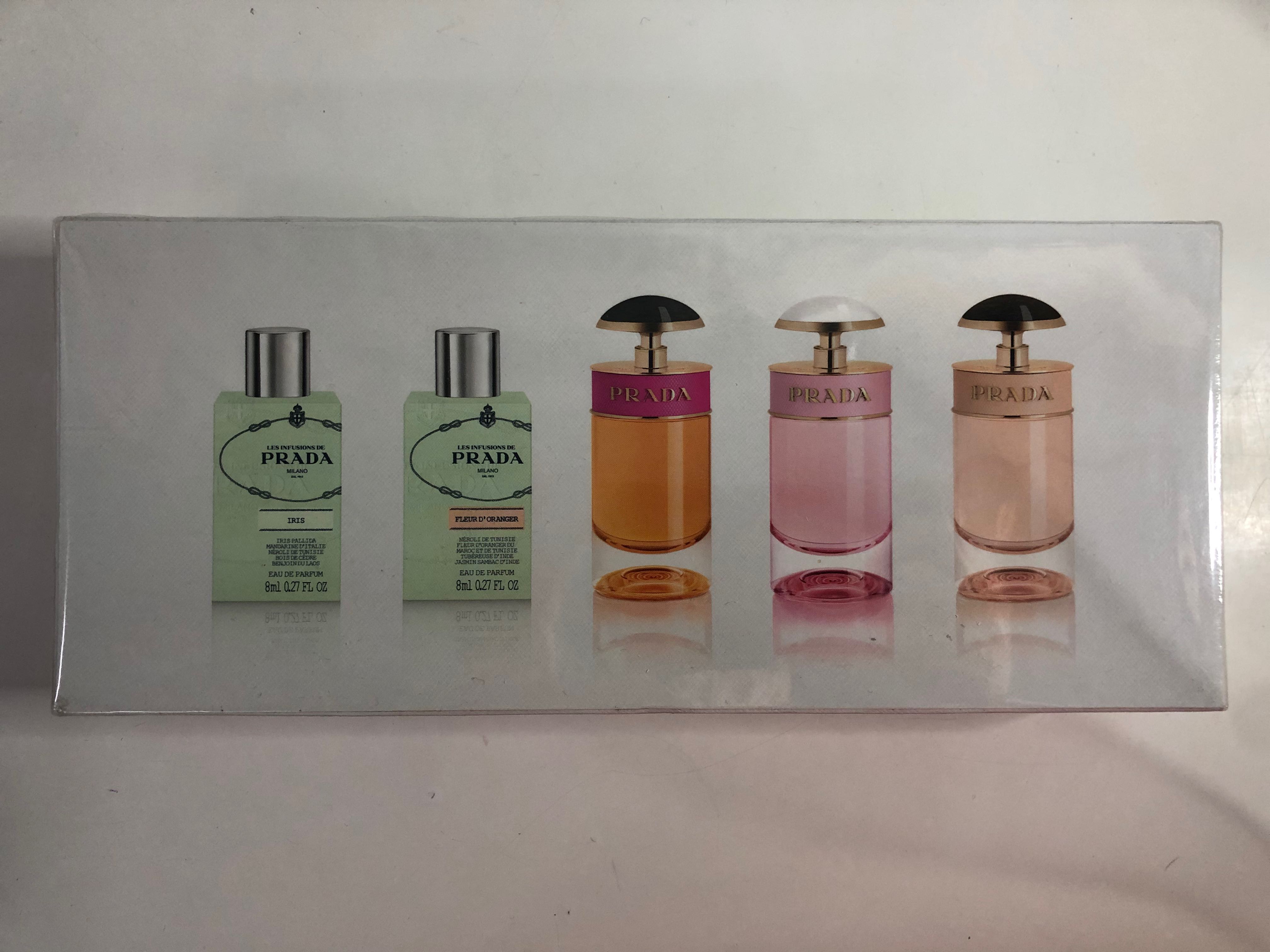 Prada perfume miniature hotsell set