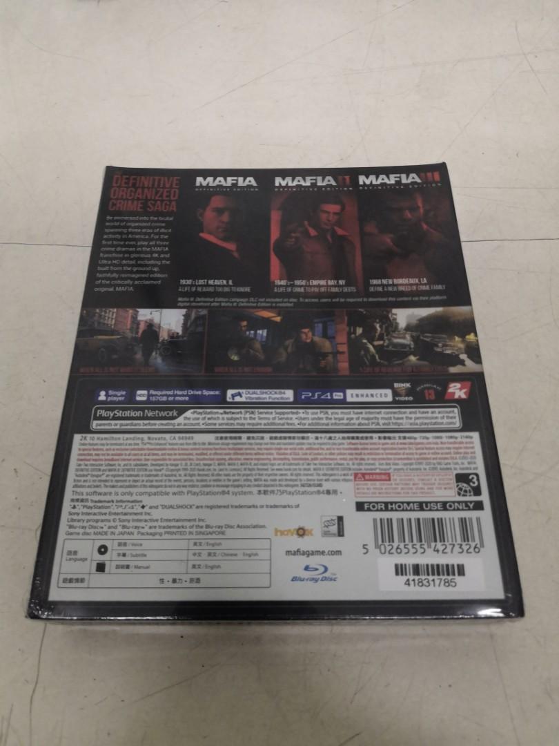 PS4 Mafia Trilogy Chi/Eng Version