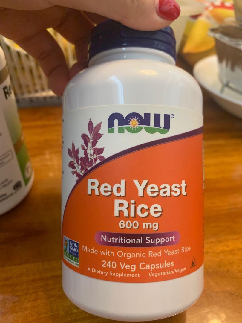 Red Yeast Rice 600 mg NOW, Health & Nutrition, Health Supplements