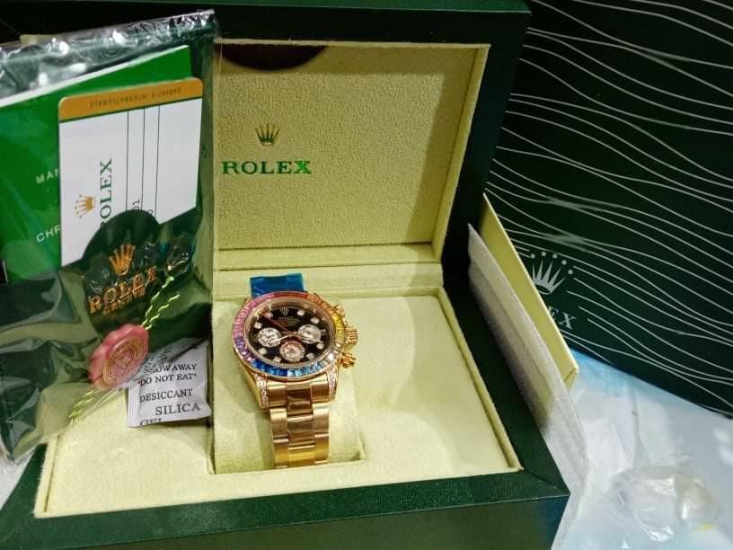 Rolex rainbow daytona, Men's Fashion, Watches \u0026 Accessories, Watches on  Carousell
