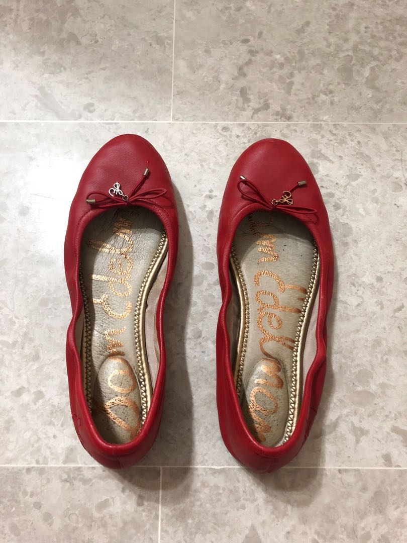 Sam edelman deals red ballet flats