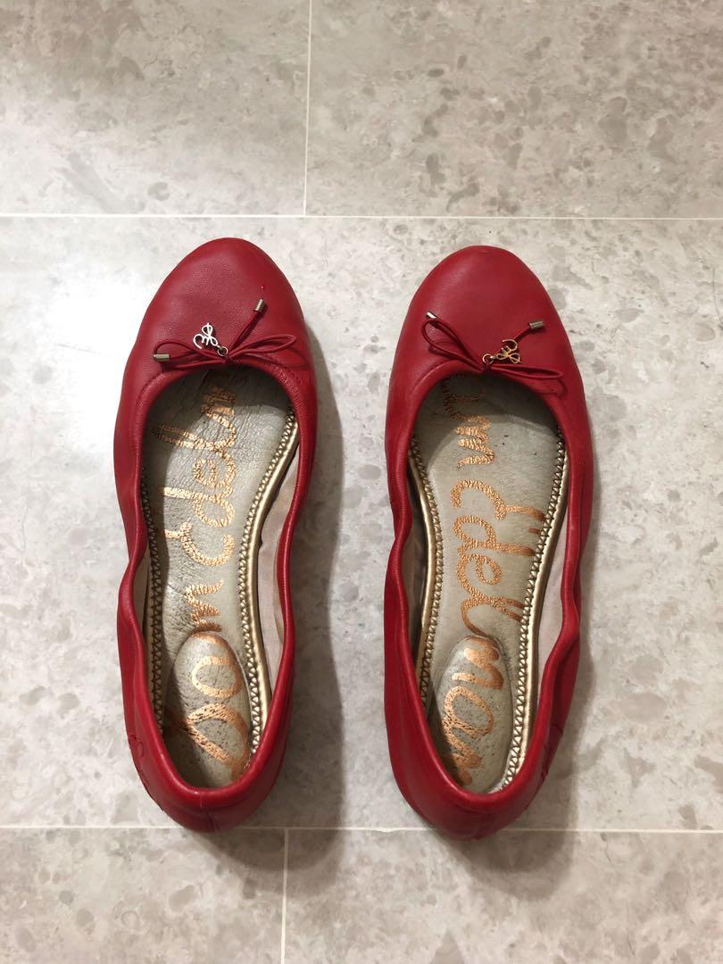 Sam edelman red flats sales