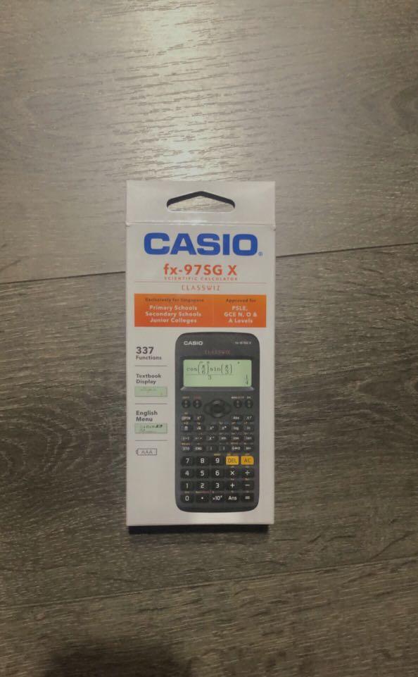 Casio calculator fx 97sg x sales