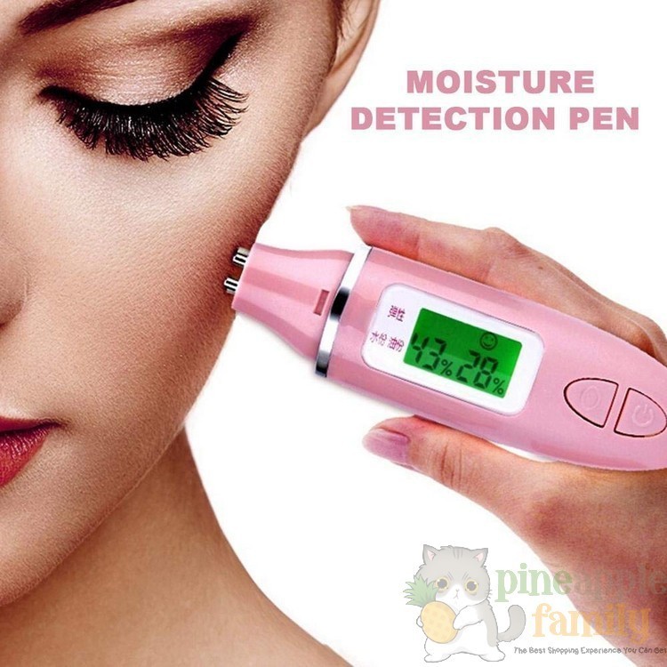 Skin Moisture Analyzer Facial Moisture Tester Pen LCD Digital Monitor