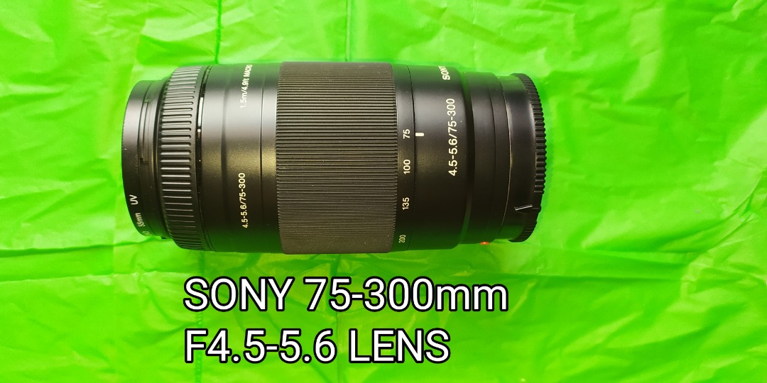 Sony A Mount 75 300mm Lens Photography Lens Kits On Carousell