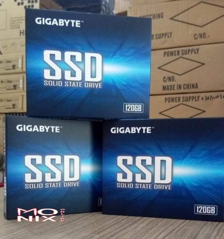 SSD SATA GIGABYTE 120GB (Category: Computer Parts) located in Las Pinas. Submitted by borjamonica644 (Listing ID 1097995312, Image 1). Description: SSD SATA GIGABYTE 120GB - Brand New 120gb - Php 1,500 MOP : COD/GCash/Bank Transfer VIA : Lalamove/Grab - Same Day Delivery LOC : Las Pinas City How to order? Send me a message now! Monix Online Seller @monixonline | 09562446082 FB Page: https://www.facebook.com/monixonline .
