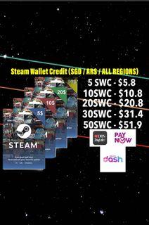 Steam Wallet Gift Card Video Gaming Carousell Singapore