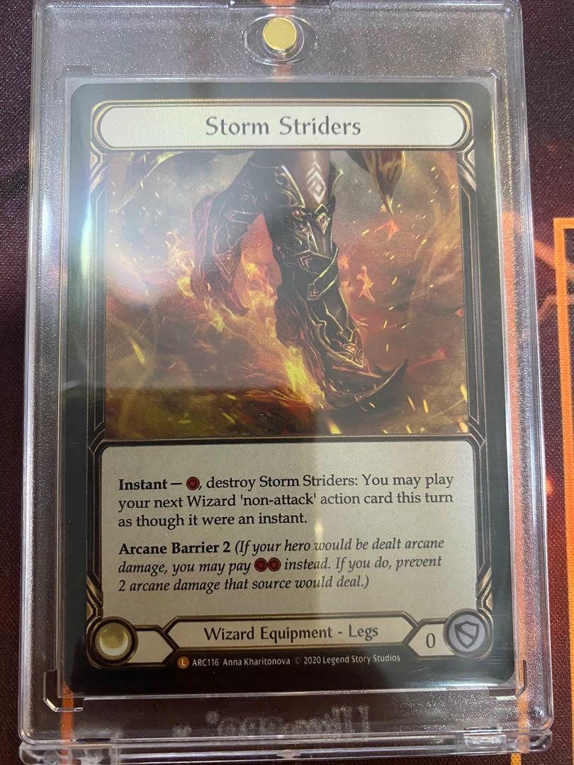Storm Striders RF Flesh and Blood, Hobbies & Toys, Toys & Games on