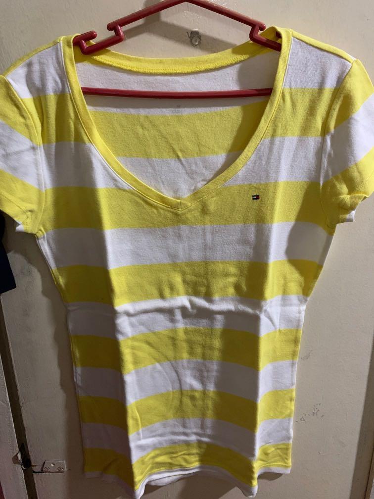 Tommy Hilfiger Yellow Shirt (Category: Shirts) located in Quezon City. Submitted by simplyyouph (Listing ID 1097887372, Image 1). Description: .