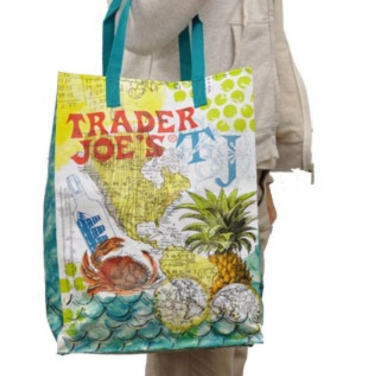 Trader Joe's Reusable Shopping Tote Bag, Women's Fashion, Bags
