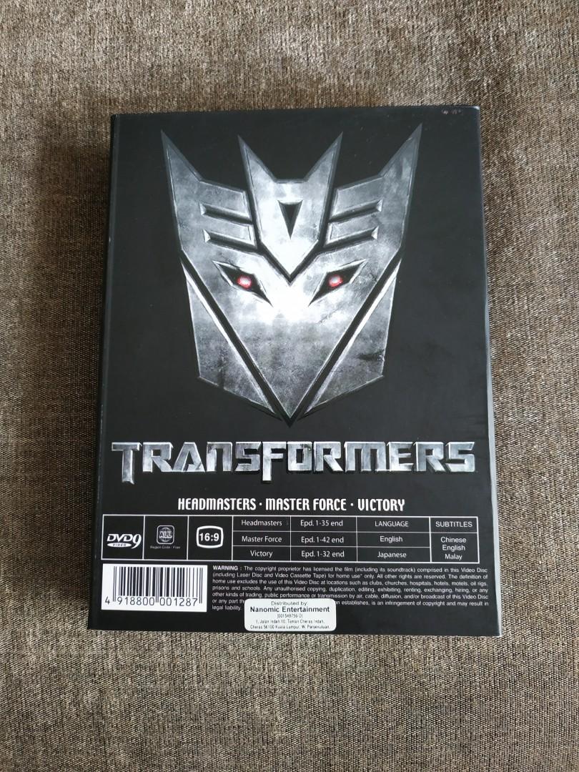 Transformers DVD Headmaster / Powermaster / Victory, Hobbies & Toys, Collectibles