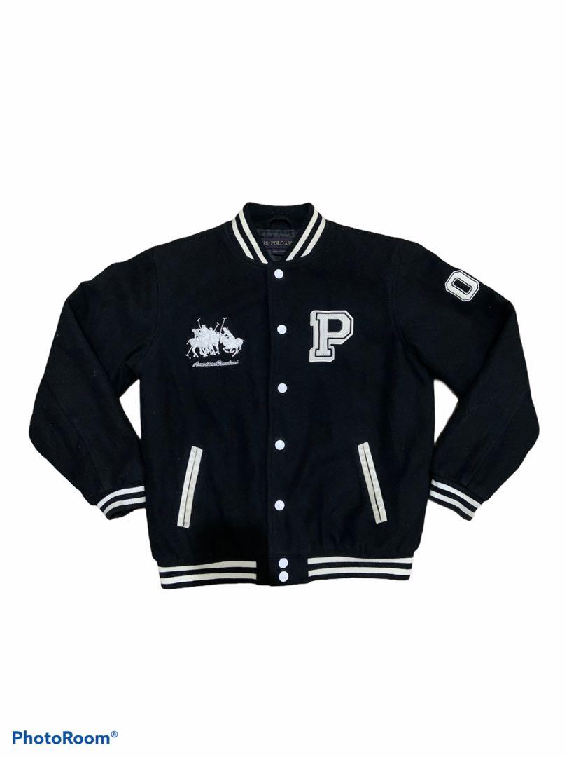 Polo varsity cheap jacket mens