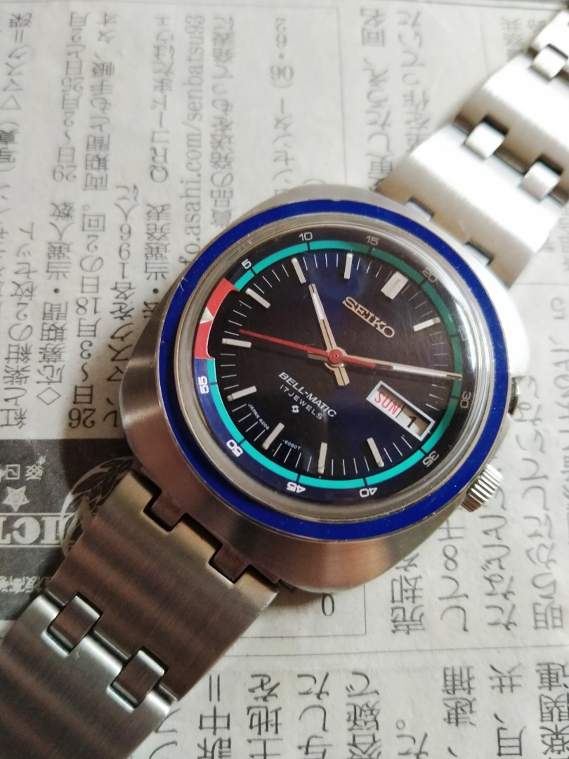 1972 Seiko Bellmatic 精工闹钟款 4006-6027 (Original Bracelet), Luxury, Watches  on Carousell