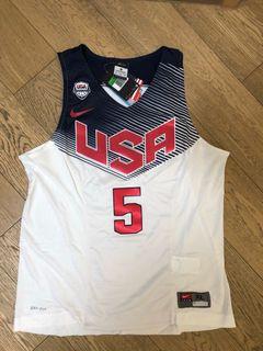 Passionate Men's Nike Team USA #5 Kevin Durant Authentic ...