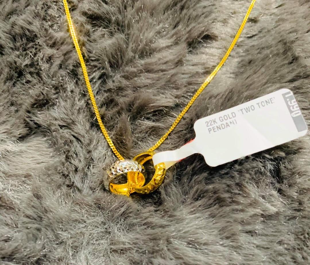 22K Chain & Pendant (Category: Necklaces) located in Liloan. Submitted by jsx01 (Listing ID 1099736174, Image 2). Description: MEETUP AT CEBU ONLY 22K Chain & Pendant 22K link chain 2.49g, 44cm (P9960) 22K pendant/charm 1.99g (P7960) Can be worn as a pendant or charm.