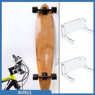 2 piece skateboard holder wall mount hanger display holder rack