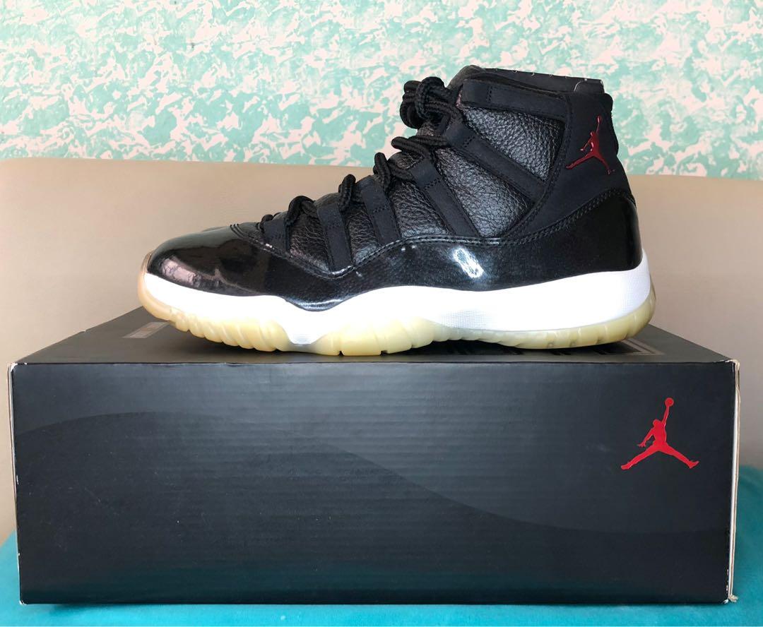 Air Jordan 11 RETRO 72-10 (Category: Sneakers) located in Manila. Submitted by alb5d63 (Listing ID 1099796066, Image 2). Description: The item was used only occasionally in events and in mall in rotation with my other pairs of AIR JORDAN sneakers. The Air Jordan 11 Retro 72-10 was by released by Jordan Brand and Nike in celebration and commemoration of 72 winning streak in a regular season with a Championship Ring! For sure buyers only please kin