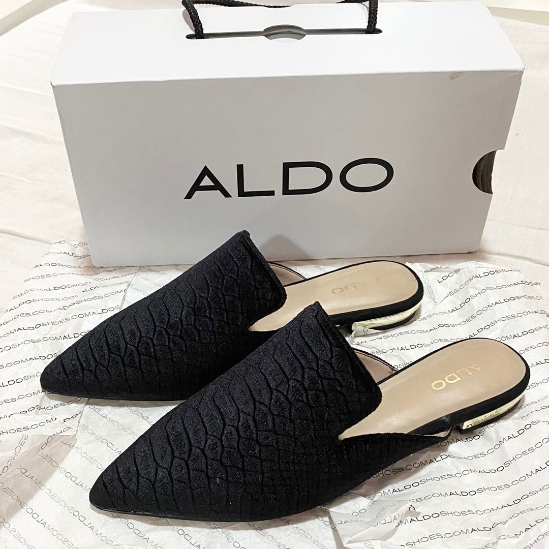 Aldo slip on mules shop
