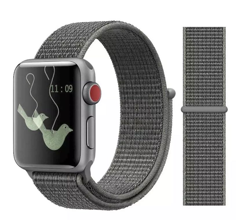 Apple watch nylon strap - Spruce fog 