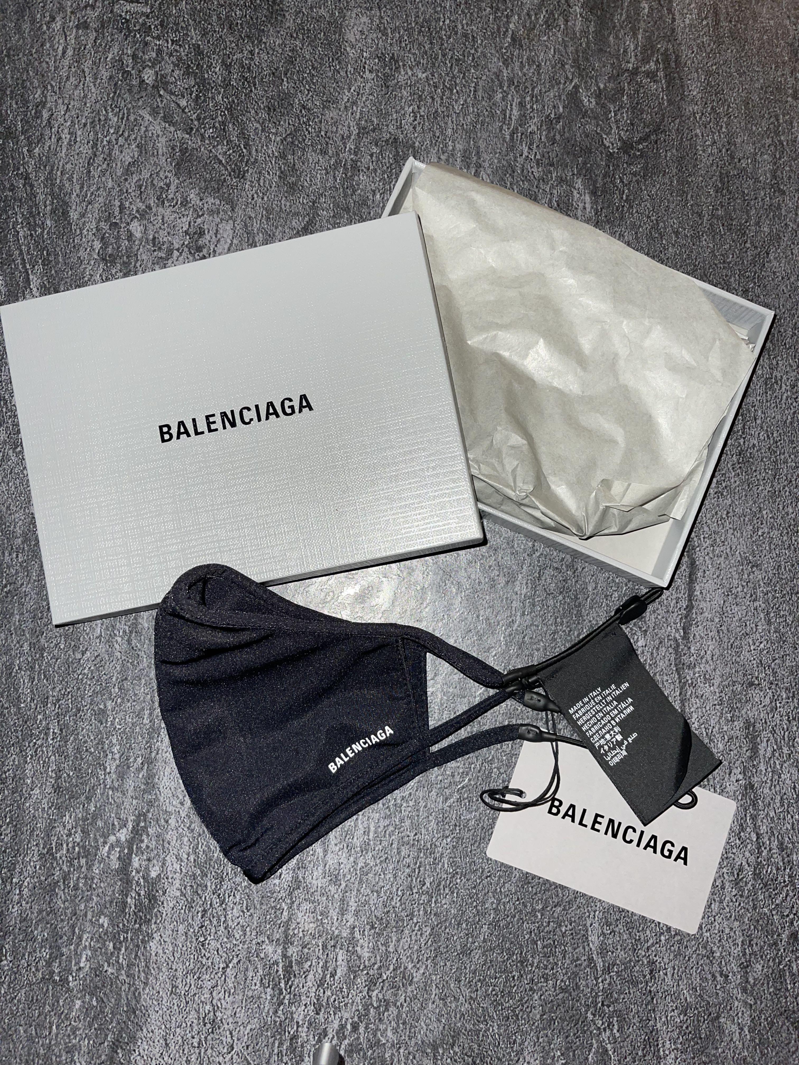 balenciaga black mask