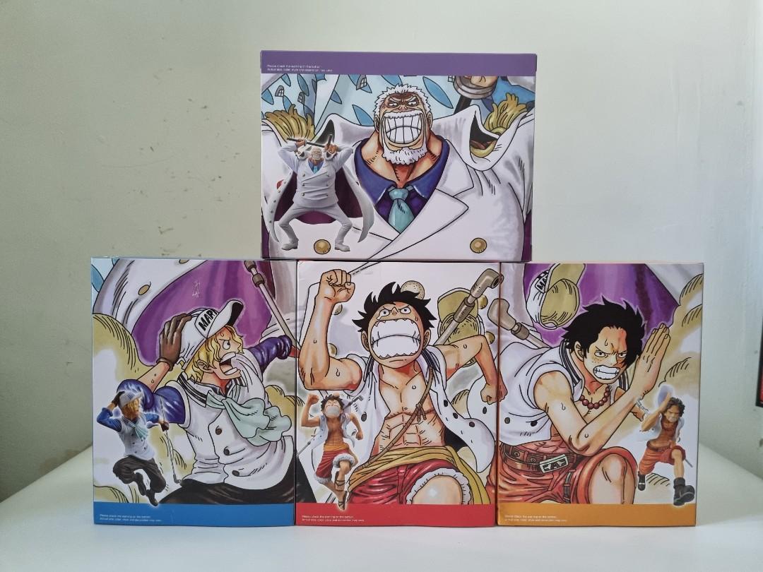 Banpresto One Piece Magazine Figure Special 4in1 Luffy Ace Sabo And Garp Toys Games Action Figures Collectibles On Carousell Banpresto One Piece Magazine Figure Special 4in1 Luffy Ace Sabo And Garp Toys Games Action Figures Collectibles On Carousell