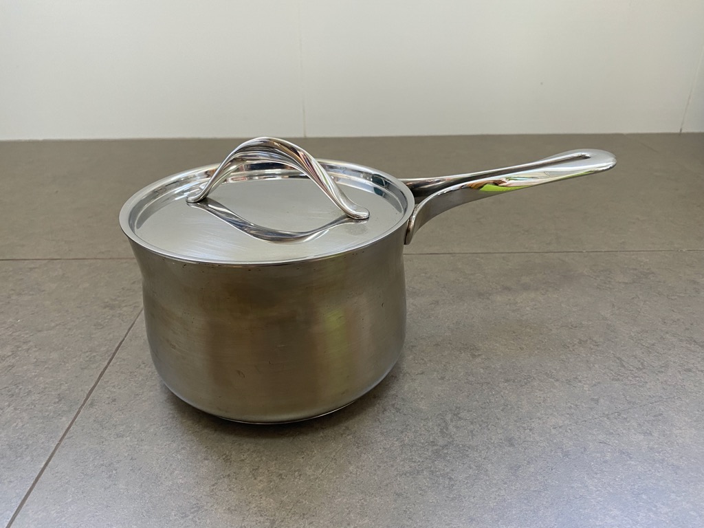 Barazzoni Stainless Steel Saucepan with Cover, Diameter 16 cm