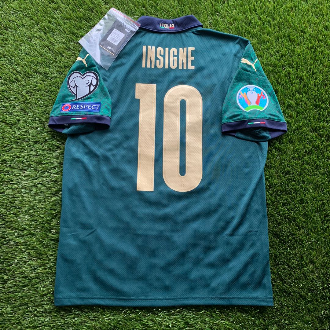 BNWT Italy 2020 2021 Renaissance Third Jersey with Insigne