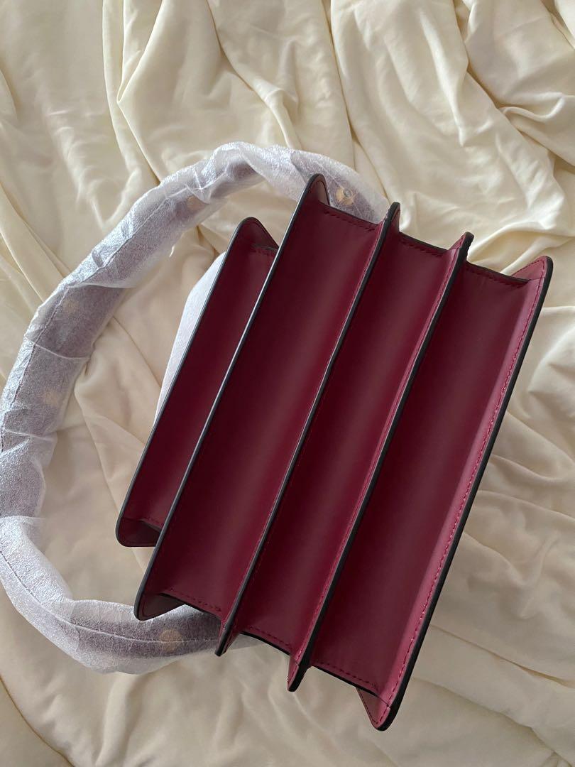 Marni trunk deals bag burgundy
