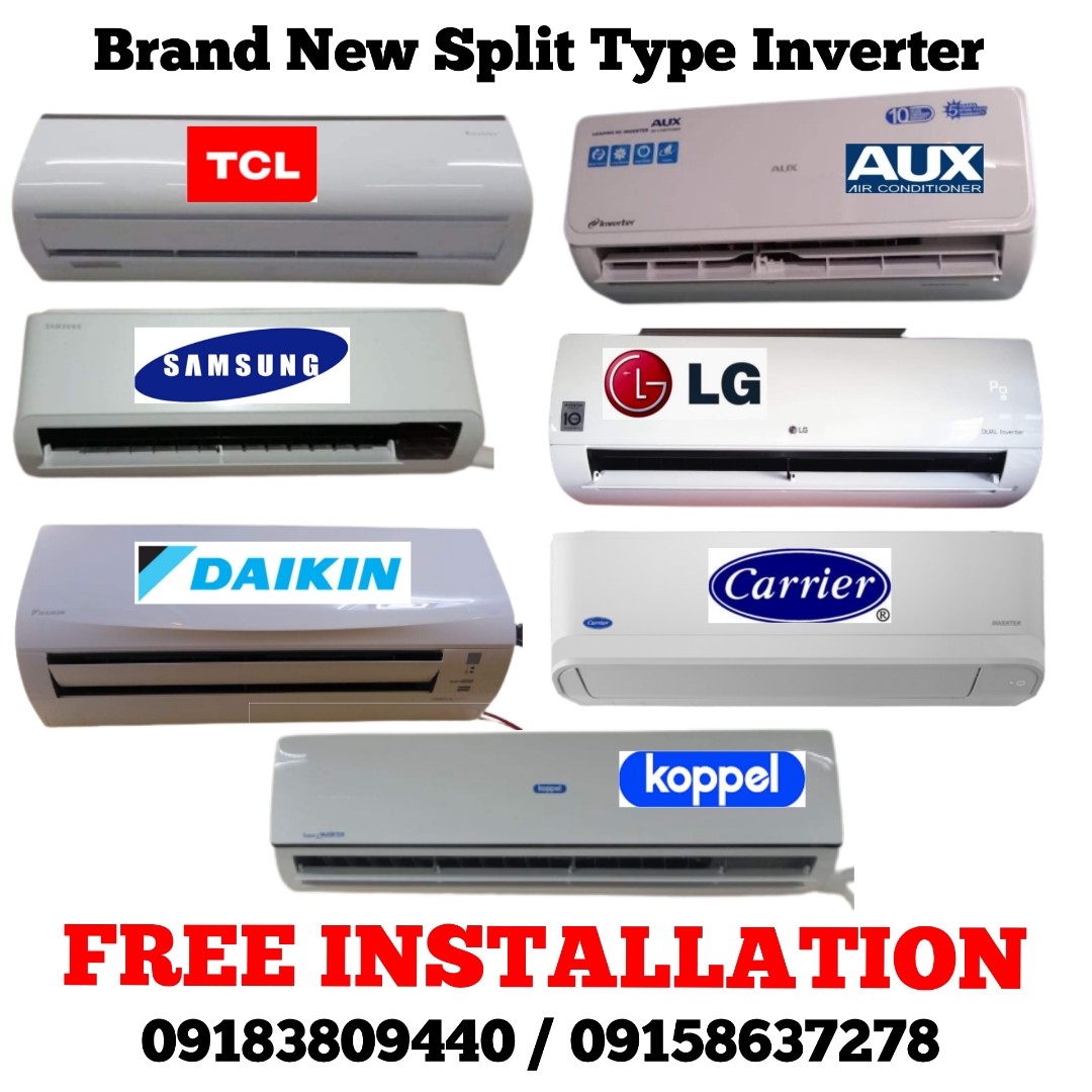 Brand New Split Type Aircon Inverter, TV & Home Appliances, Air