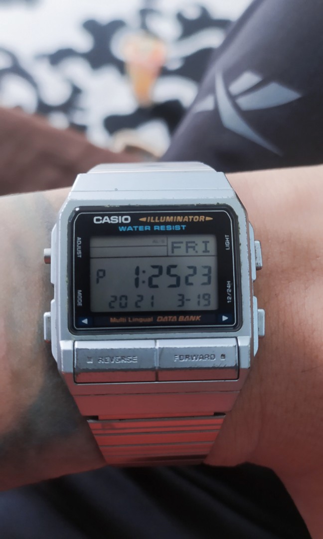 Casio DB-380, Fesyen Pria, Jam Tangan di Carousell