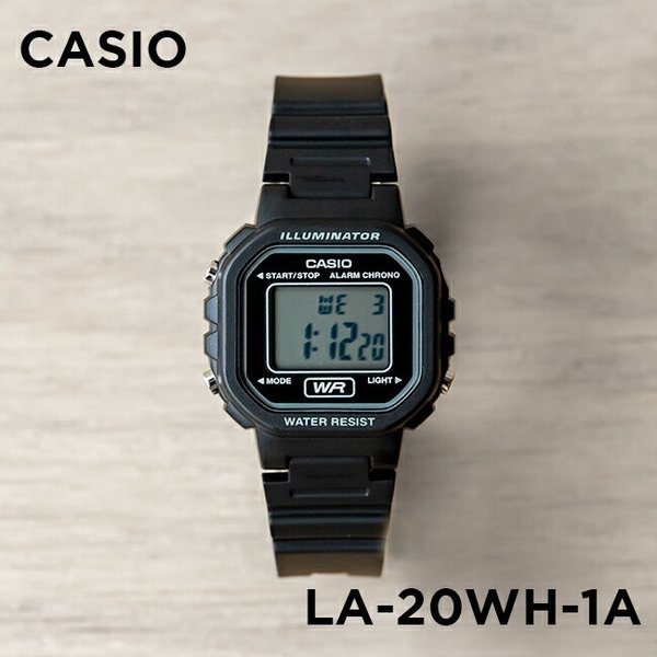 CASIO ORIGINAL BLACK PETITE DIGITAL WATCH FOR KIDS UNISEX LA-20WH-1A,  Men's Fashion, Watches  Accessories, Watches on Carousell
