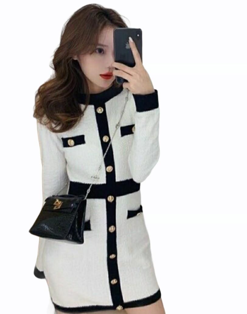 Chanel long store sleeve dress