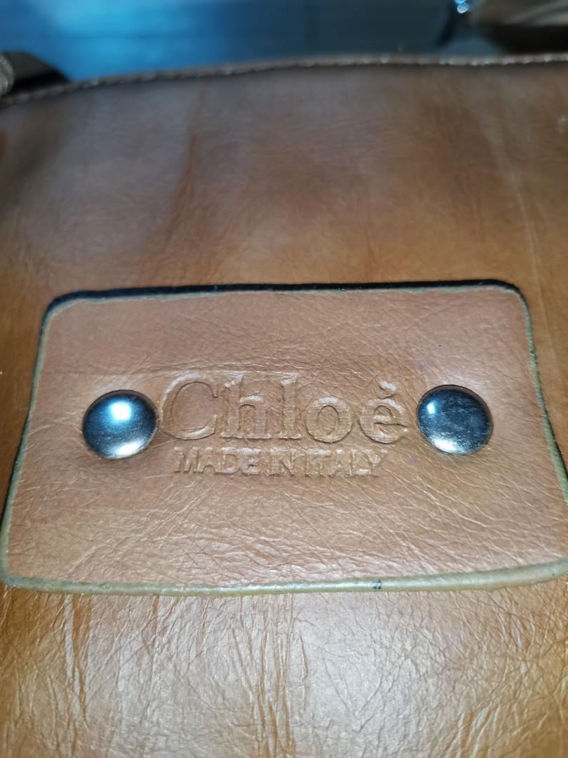 Chloe bag (Category: Luxury Bags & Wallets) located in Quezon City. Submitted by emsparkle (Listing ID 1099830137, Image 2). Description: Not sure with authenticity Calf skin super lambot ng leather Sign of usage, no major flaws #Decluttering.