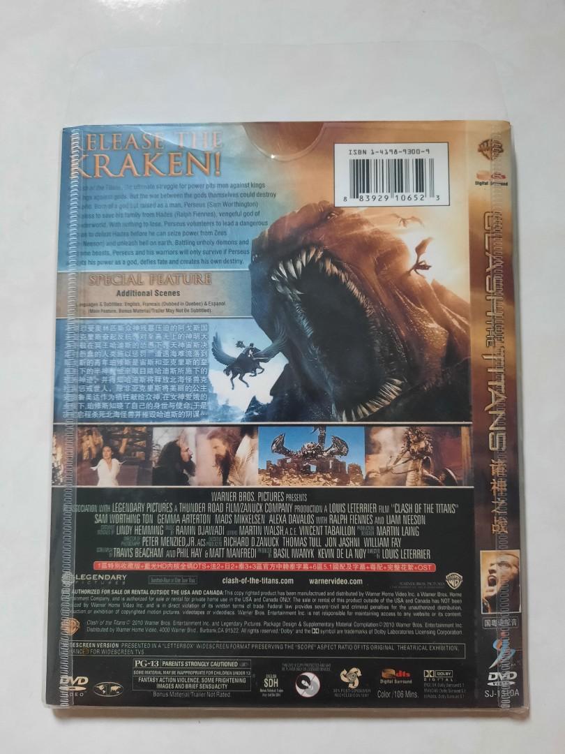 Warner Clash Of The Titans / Wrath Of The Titans (Widescreen) - DVD Media