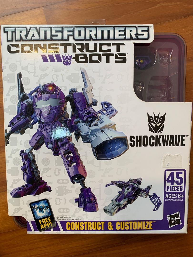 Construct Bots Shockwave (Category: Gundam Model Kits) located in Singapore. Submitted by shinnobee (Listing ID 1099813302, Image 1). Description: Assembled once for photo taking & kept back into box.Still in good condition. Deal at punggol mrt Weekdays after 6pm Weekends pls arrange Paynow & cash accepted..