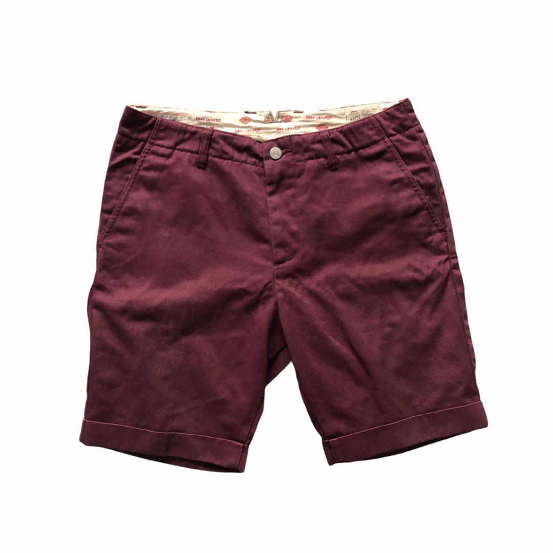 Burgundy dickies shorts 2025