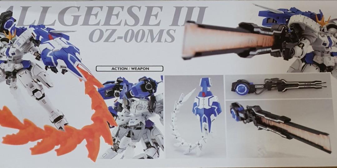 DM Tallgeese 3 III 1/100 Gundam Model Kit (Category: Toys & Games) located in Singapore. Submitted by speedleescustoms (Listing ID 1099818884, Image 2). Description: Brand New Take Both Tallgeese 2 & 3 for $130 Collection Available ONLY at Sunshine Place @ 475 Choa Chu Kang Ave 3, S680475 Nearest Carpark @ 297 Choa Chu Kang Ave 2, S680297 Sorry for any inconvenience caused ! Cash on Delivery / Free Delivery Options (Above $288) Available ! Full p