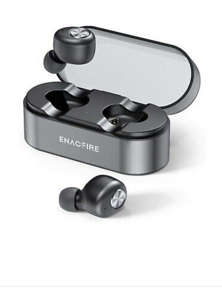 EnacFire E18 Black Wireless Earbud Headset Audio Earphones on Carousell