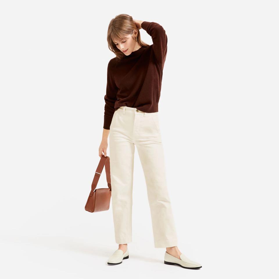 Everlane straight leg crop clearance