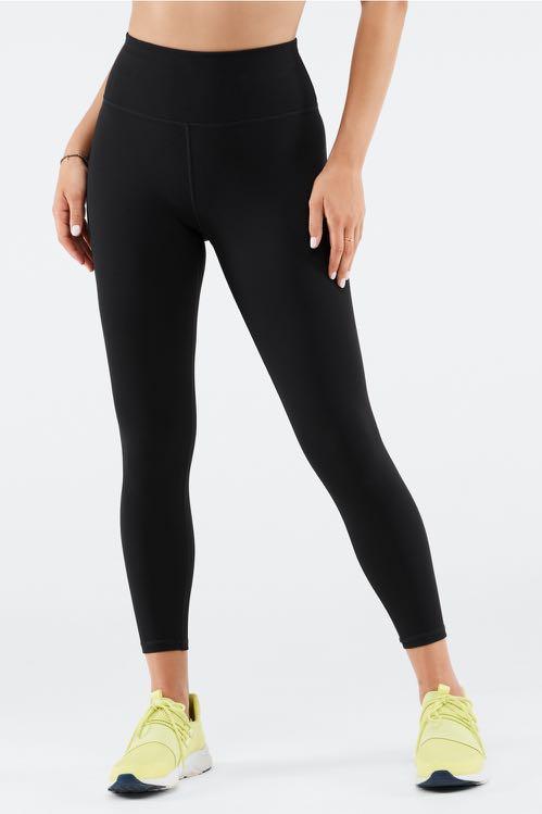 Fabletics High-Waisted PowerHold 7/8 Leggings in Black, Women's Fashion,  Activewear on Carousell