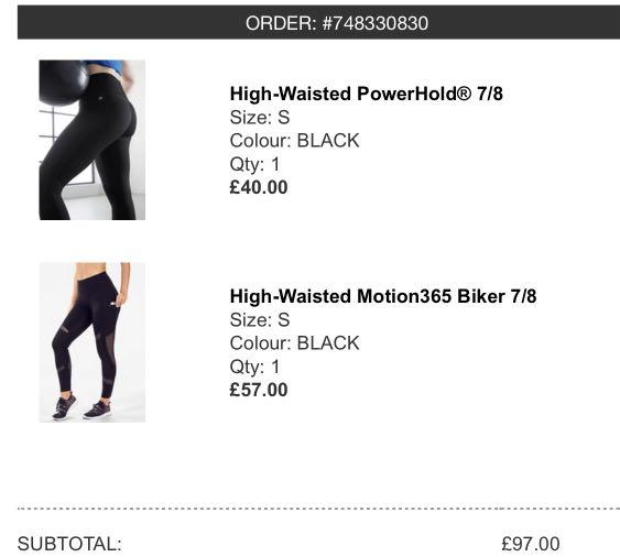 Fabletics power hold leggings, Women's Fashion, Activewear on Carousell