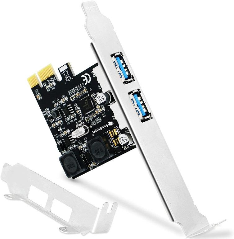 Febsmart 2 Ports Usb 3 0 Super Fast 5gbps Pci Express Pcie Expansion Card For Windows Server Xp 7 Vista 8 8 1 10 Pcs Build In Self Powered Technology No Need Additional Power Supply Fs U2 Pro Computers Tech Parts Accessories Other Accessories